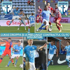 Mijlocaşul Lukas Droppa, încă un an la FC Voluntari