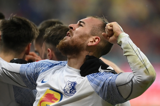 Meciul Universitatea Craiova-Farul: Denis Alibec: Îmi cer scuze! Mereu când sunt într-un moment bun, dau cu piciorul!