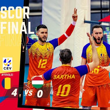 Volei masculin: România, amicale cu Ungaria înaintea debutului în Golden League