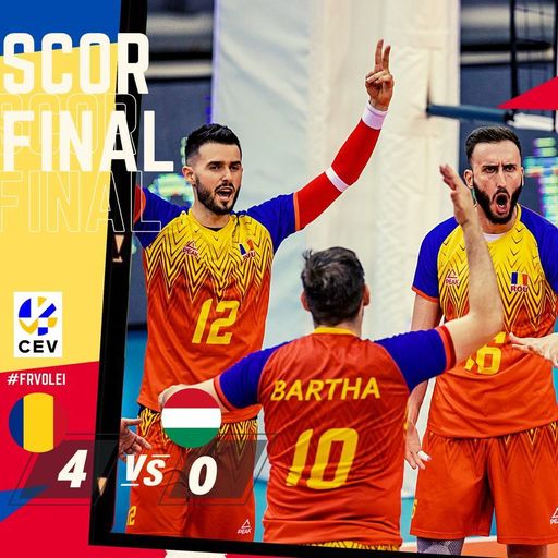 Volei masculin: România, amicale cu Ungaria înaintea debutului în Golden League