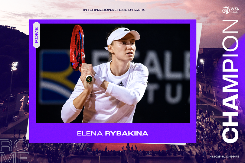 Elena Rîbakina a câştigat turneul de la Roma. Anhelina Kalinina a abandonat 