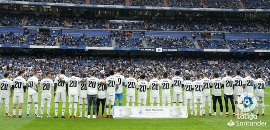 La Liga: Real Madrid s-a impus greu cu Rayo Vallecano, scor 2-1, iar suporterii i-au adus un omagiu lui Vinicius, absent de pe teren 113 FOTO: laliga.com
