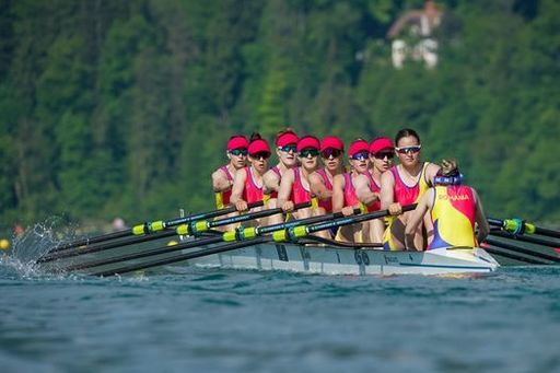 România, fără egal la CE de canotaj: Fetele de aur din barca 8+1 îşi merită numele. Încă un aur