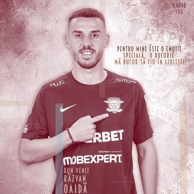 Mijlocaşul Răzvan Oaidă a semnat cu Rapid
