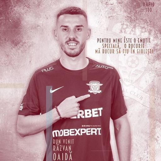 Mijlocaşul Răzvan Oaidă a semnat cu Rapid