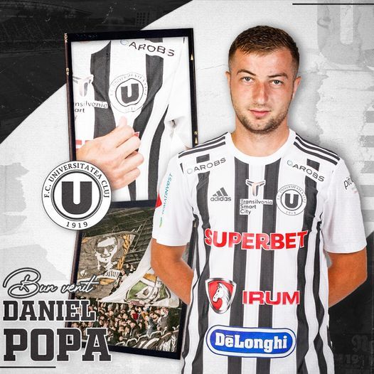 Universitatea Cluj a semnat cu unul dintre cei mai buni marcatori români din campionat - Daniel Popa