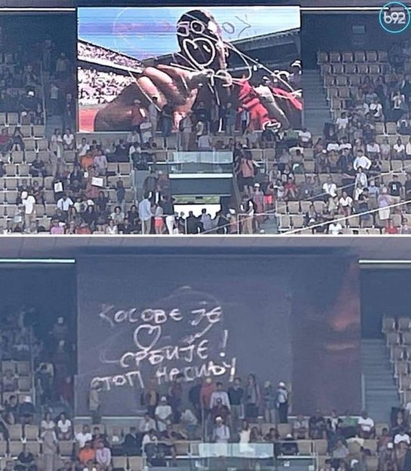 Mesaj politic transmis de Djokovici la Roland Garros: Kosovo este inima Serbiei!