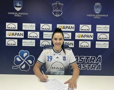 Handbal: Şi interul stânga Maryia Kanaval a semnat prelungirea contractului cu Dunărea Brăila