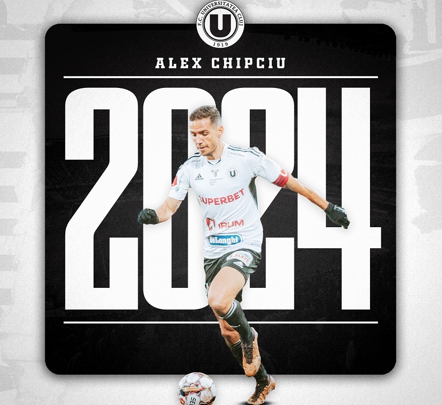 Chipciu şi-a prelungit contractul cu FC Universitatea Cluj