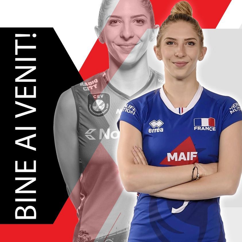 Volei feminin: Jucătoare din naţionala Franţei, transferată de Dinamo Bucureşti