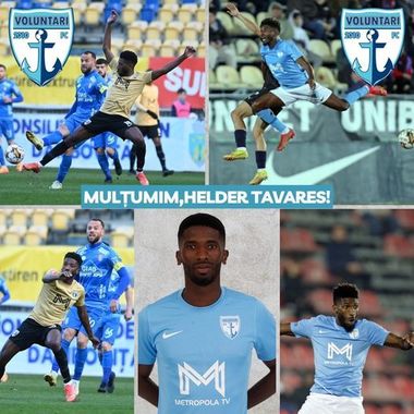 Helder Tavares pleacă de la FC Voluntari