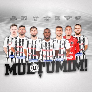 FC Universitatea Cluj s-a despărţit de şapte jucători