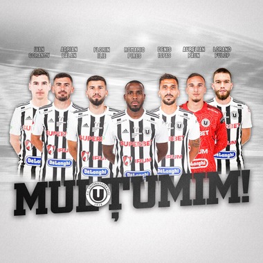 FC Universitatea Cluj s-a despărţit de şapte jucători