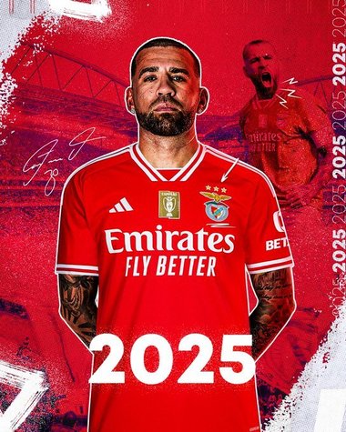 Argentinianul Nicolas Otamendi şi-a prelungit contractul cu Benfica Lisabona