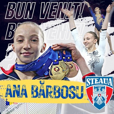 Gimnastică: Ana Maria Bărbosu va avea legitimare şi la Steaua Bucureşti