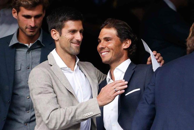 Rafael Nadal l-a felicitat pe Novak Djokovic pentru recordul de 23 de titluri de Grand Slam câştigate în carieră