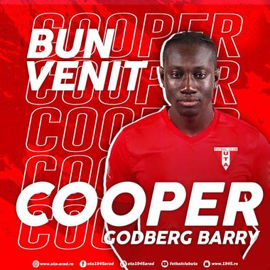 Godberg Barry Cooper a semnat cu UTA Arad