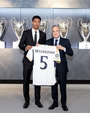 Jude Bellingham va purta tricoul cu numărul 5 la Real Madrid