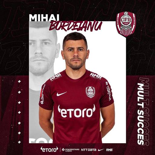CFR Cluj anunţă despărţirea de Mihai Bordeianu