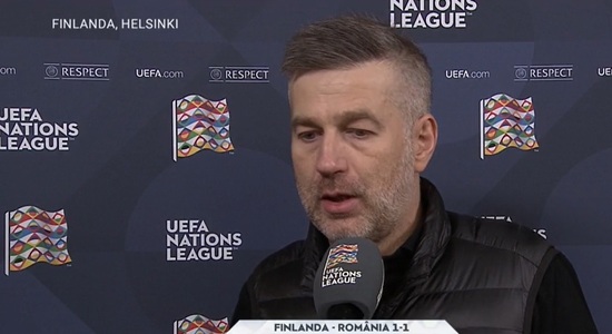 Meciul Kosovo-România: Selecţionerul Iordănescu: Este un punct muncit, echipa a arătat că are caracter