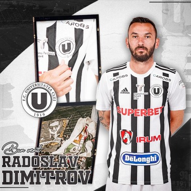 Radoslav Dimitrov a semnat cu Universitatea Cluj