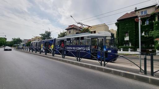 Programul liniei de tramvai 41, prelungit pentru meciul România – Spania, de la Euro U21