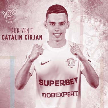 FC Rapid l-a împrumutat pe Cătălin Cîrjan de la Arsenal Londra