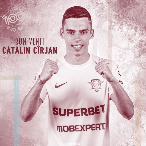 FC Rapid l-a împrumutat pe Cătălin Cîrjan de la Arsenal Londra