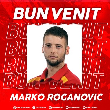 UTA Arad anunţă aducerea fundaşului Marko Roganovic