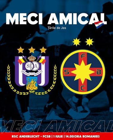 FCSB va juca un meci amical cu Anderlecht Bruxelles