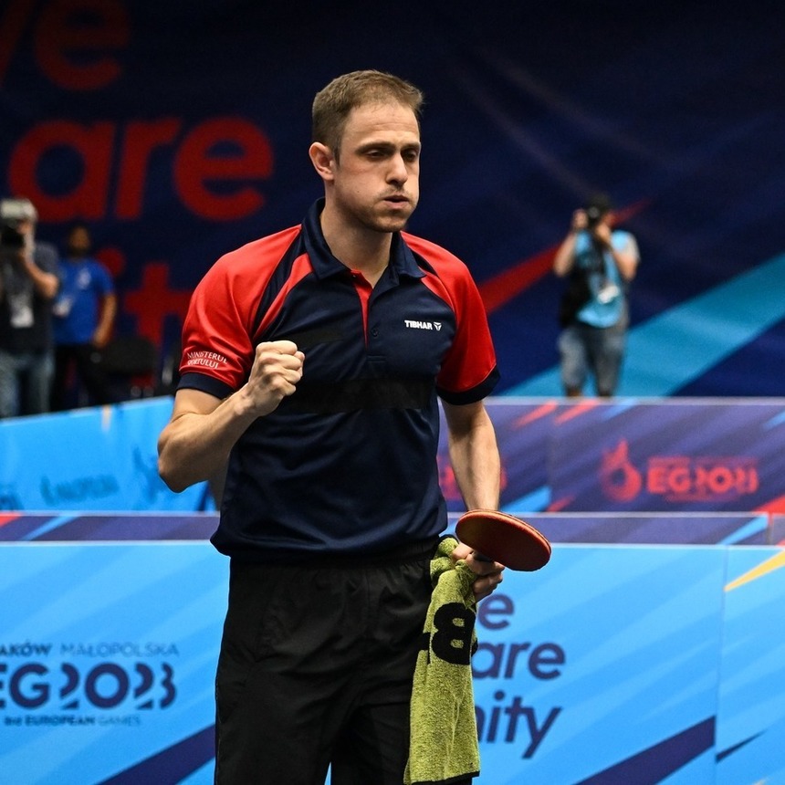 Jocurile Europene: Naţionala masculină de tenis de masă a avansat în sferturile de finală