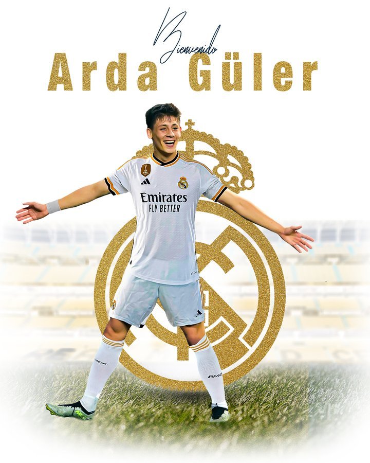 Arda Güler a semnat pentru Real Madrid