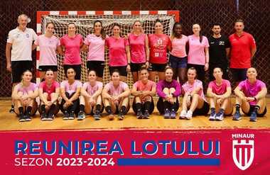 Handbal feminin: Minaur Baia Mare s-a reunit cu 18 jucătoare; primele amicale în Ungaria, cu naţionala Japoniei şi Alba Fehervar
