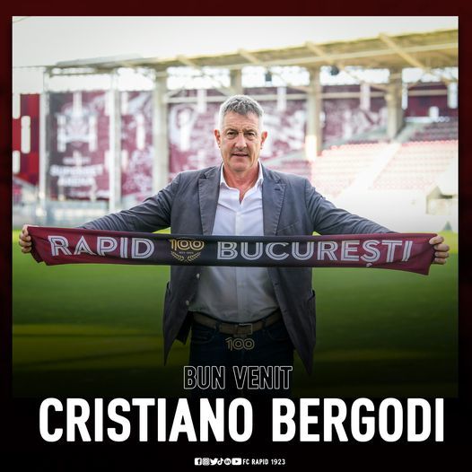 Cristiano Bergodi a semnat cu Rapid pe două sezoane