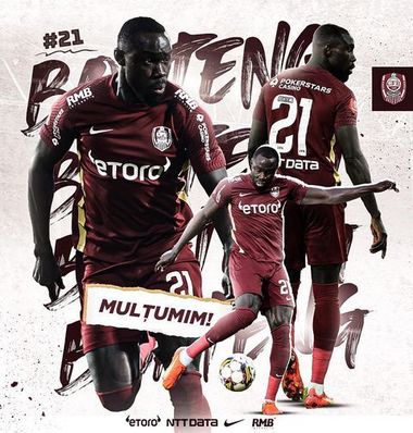 CFR Cluj: Nana Boateng, transferat la Jeonbuk Hyundai Motors, echipa lui Dan Petrescu