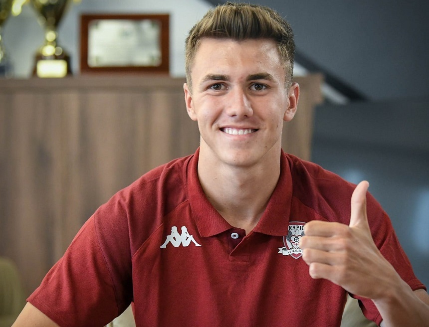 FC Rapid: Alexandru Stan, în vârstă de 17 ani, a semnat un nou contract