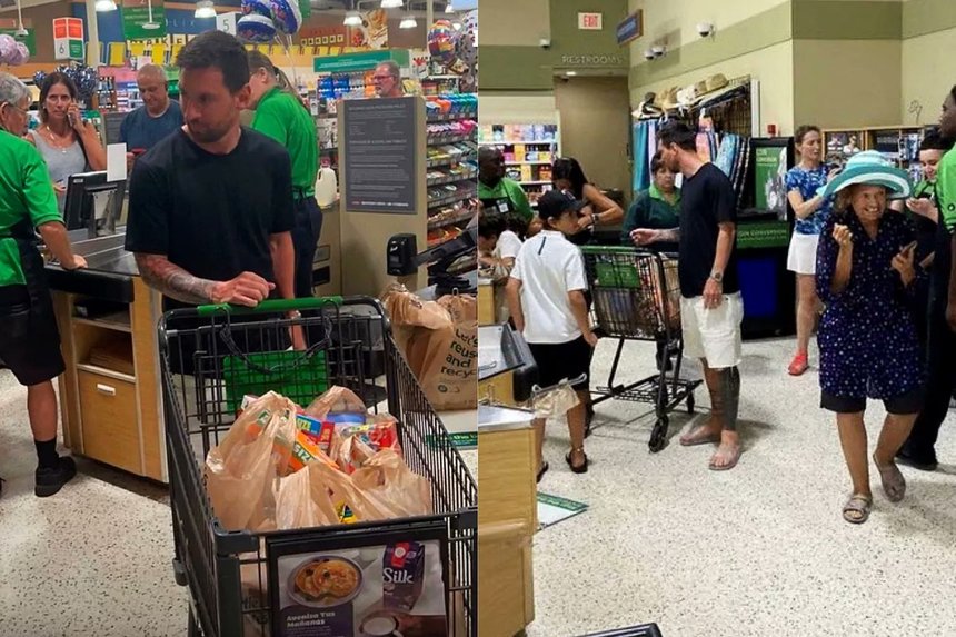 Messi i-a surprins pe fani în Florida: A mers la supermarket. Imaginile cu argentinianul au devenit virale