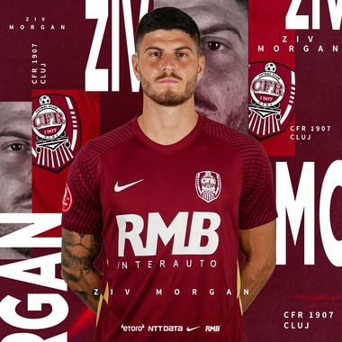 CFR Cluj anunţă venirea lui Ziv Morgan de la Ironi Kiryat Shmona