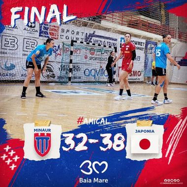 Handbal feminin: Minaur Baia Mare, înfrângere în primul amical cu naţionala Japoniei, la Székesfehérvár