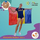 FOTE Maribor - atletism: Alexandra Hudea a cucerit medalia de bronz la 3000 m cu cea mai bună performanţă personală