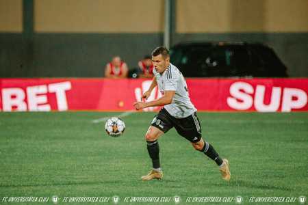 Bordeianu s-a despărţit de FC Universitatea Cluj la o lună şi o săptămână după ce a semnat contractul