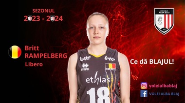 Belgiana Britt Rampelberg, la Volei Alba Blaj