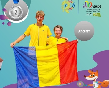 FOTE, tenis: Medalie de argint pentru România la dublu băieţi