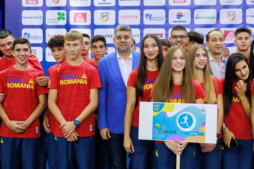 Premierul Marcel Ciolacu i-a felicitat pe tinerii sportivi români şi antrenorii acestora pentru rezultatele obţinute la Festivalul Olimpic al Tineretului European