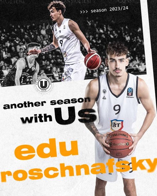 Baschet masculin: Eduard Roschanfsky şi-a prelungit contractul cu campioana U BT Cluj