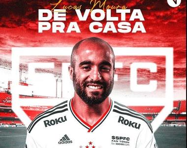 Lucas Moura revine la FC Sao Paulo