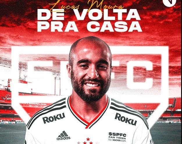 Lucas Moura revine la FC Sao Paulo