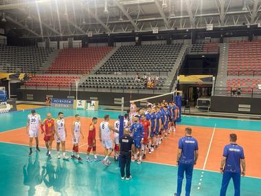 Volei masculin: România, înfrângere în al doilea amical cu Macedonia de Nord, la Skopje