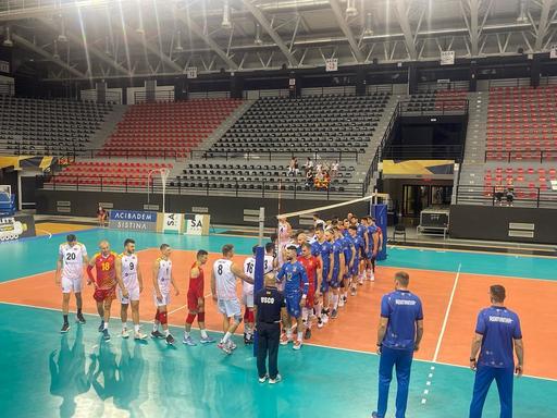 Volei masculin: România, înfrângere în al doilea amical cu Macedonia de Nord, la Skopje
