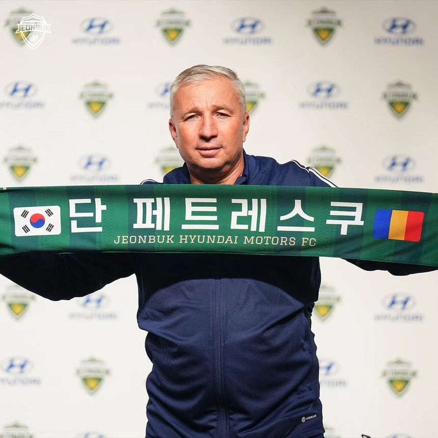 Victorie pentru Dan Petrescu şi Jeonbuk în Coreea de Sud